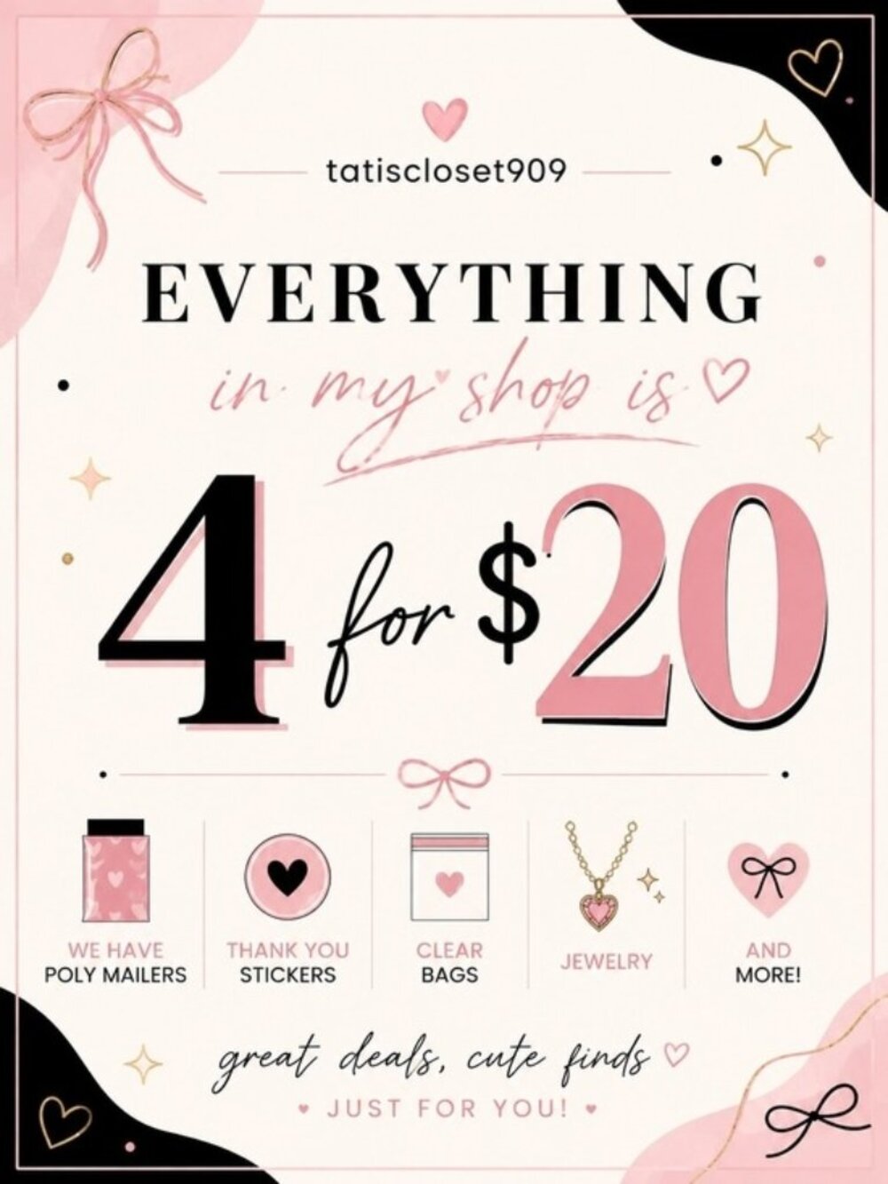 Pink Promotional Print - Decorative Sign